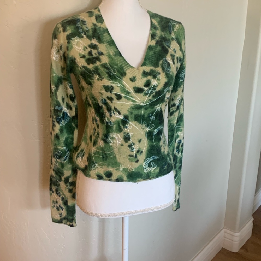 angora and wool sweater